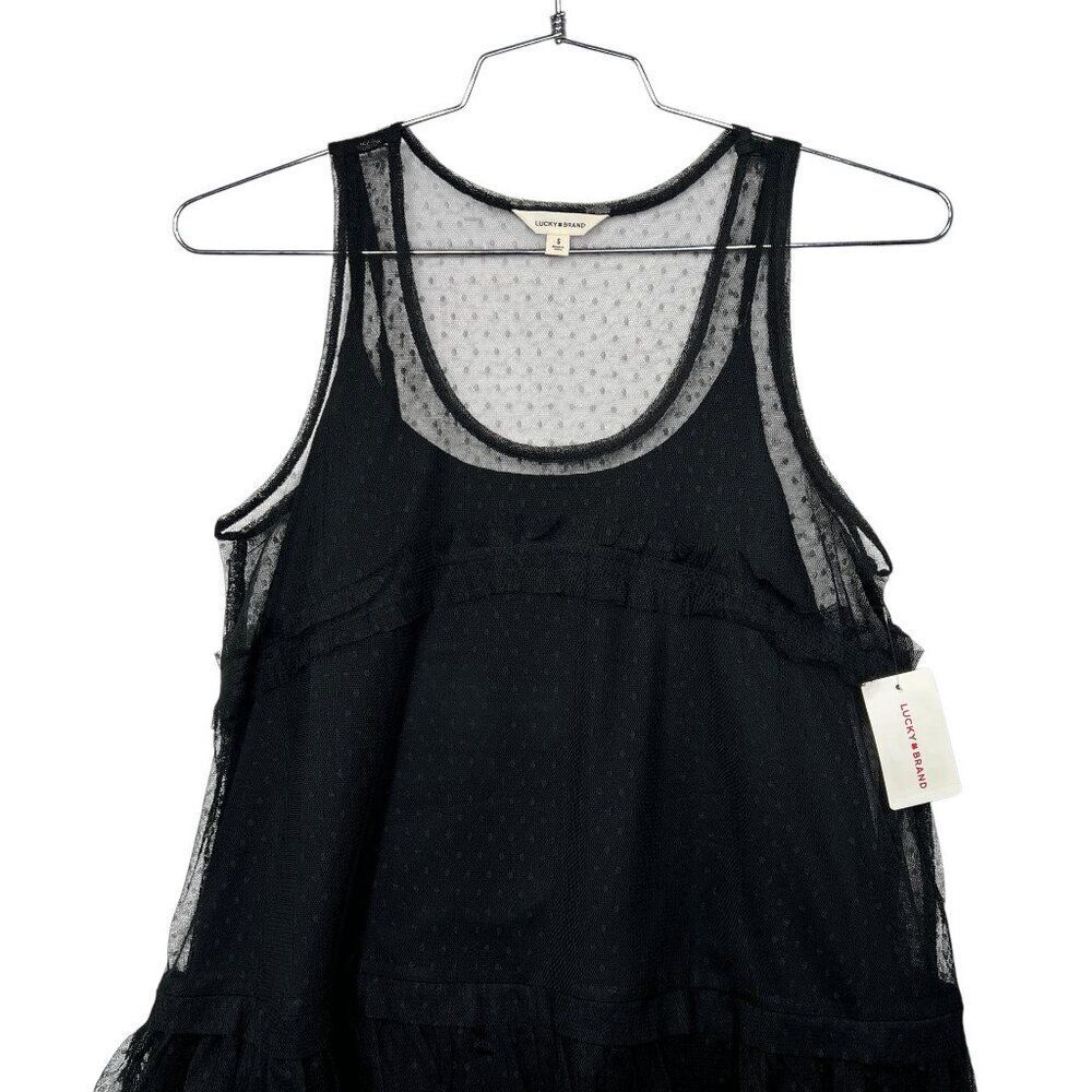 Lucky Brand Women's Size Small Tulle Party Mini Dress - Picture 3 of 11